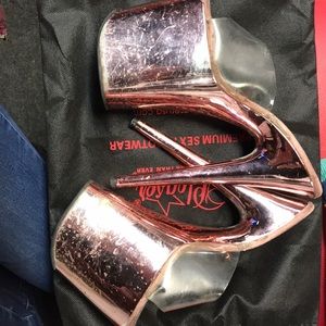 Rose Gold Pleaser Heels